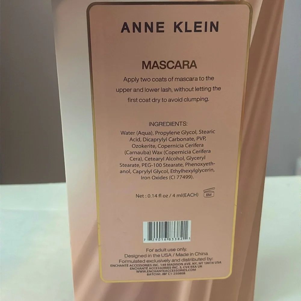 ✨🌿Anne Klein Jet Black Mascara Duo – Volume + Length